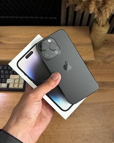 IPhone 14 Pro, Б/у, 256 ГБ, Space Gray, Коробка, 89 %