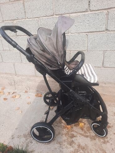 удобная детская коляска: Коляска, цвет - Черный — 4