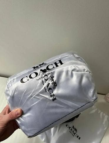 pull and beer: Классическая сумка, Coach, Материал: Натуральная кожа, Застежка на молнии, Мужские, Б/у — 2
