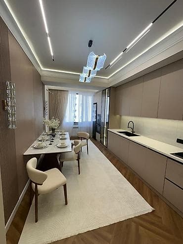 Квартиры: 2 комнаты, 77 м², Элитка, 8 этаж, Дизайнерский ремонт — 7