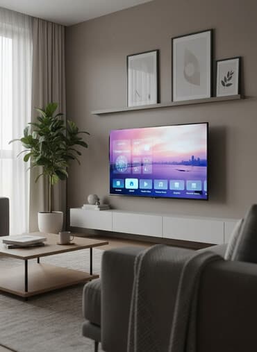 iphone 12 pro max цена бишкек бу: Смарт‑телевизор с большим экраном Описание: - Диагональ экрана — 1