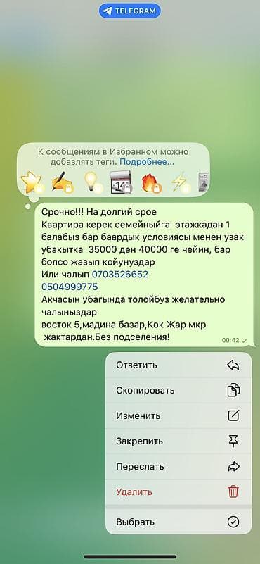 Гарнитуры для прихожей: Срочно!!! На долгий срок Квартира керек семейныйга этажкадан 1 — 1