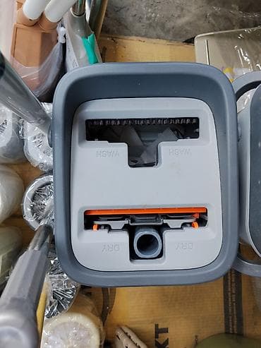 Хозтовары: Комплект для уборки: ведро с двухсекционной системой WASH/DRY и швабра — 2