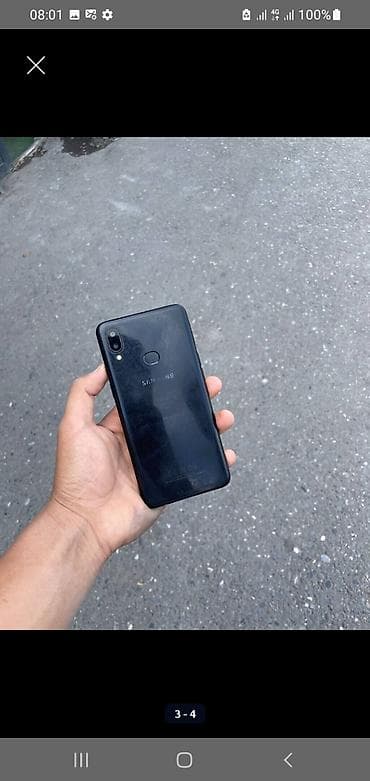 Samsung Galaxy A10s, Б/у, 32 ГБ, цвет - Черный, 2 SIM