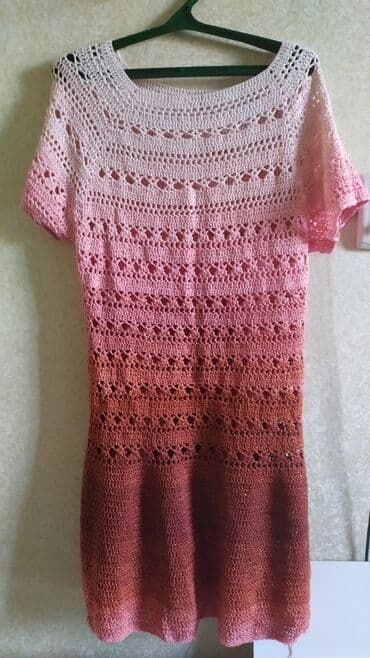 Ручная работа, длина до колена,100%хб, размер 48