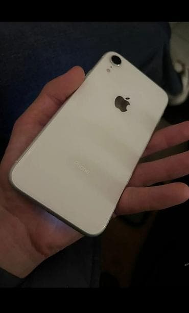 apple: IPhone Xr, Б/у, 64 ГБ, Белый — 2