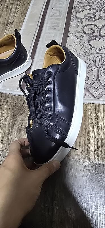 меняю на сапок: Уни кеды/кроссовки повседневные, один раз одела - Цвет: черный верх — 2