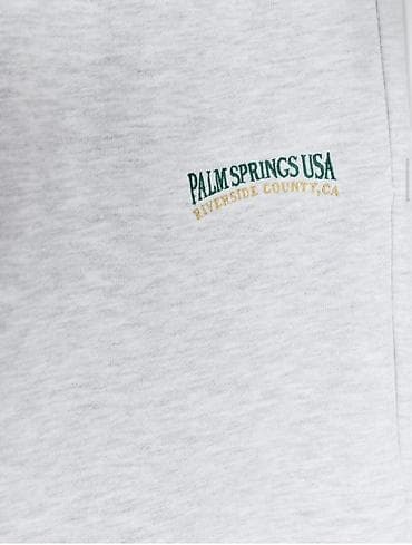 мужской штаны: Серые спортивные штаны Palm Springs USA от Zara - Цвет: светло‑серый — 3