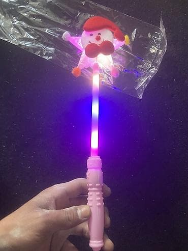 Светящаяся палочка-волшебная палочка для детей - Цвет: розовый -