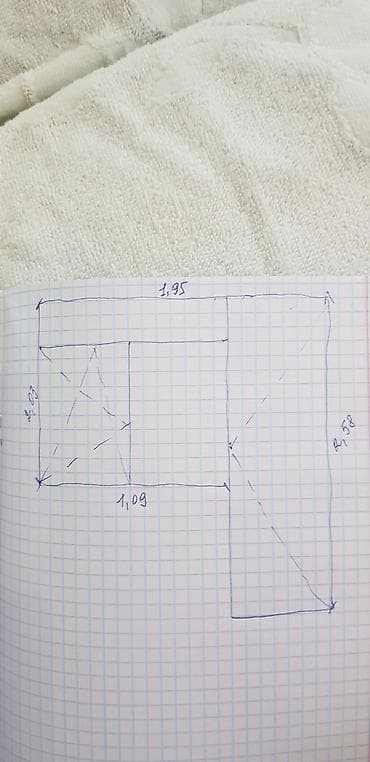 гольф 2 эшик: Металло пластиковый балконный блок с дверью и окном б/у. Левая створка — 1