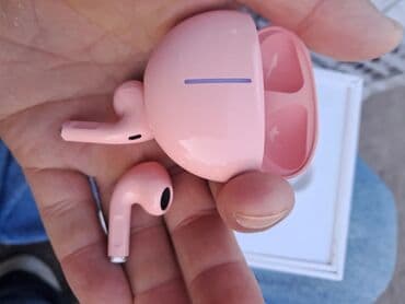 без проводной микрофон: Беспроводные наушники-вкладыши с зарядным футляром (круглый кейс) - — 23