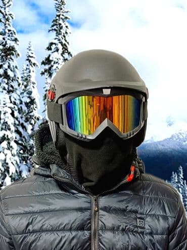 прикормочный кораблик с эхолотом и gps: Шлем Новый с балаклавой и очками — весь комплект для зимы, подходит — 1