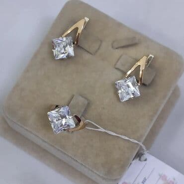 набор пандора: Серебро пробы 925 напыление золотом Камни фианиты Размеры имеются — 2