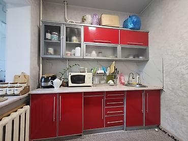 Кухонный гарнитур, цвет - Красный, ДСП, Самовывоз
