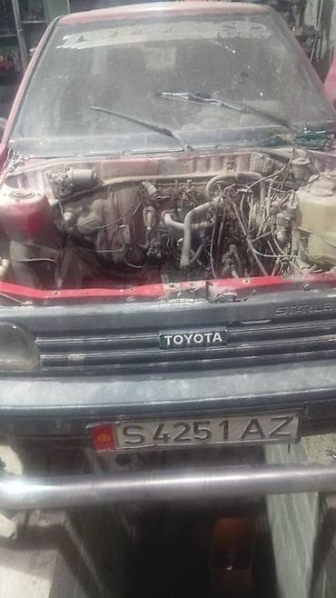 mini kuper: Toyota Starlet: 1986 г., Механика, Бензин, Хэтчбэк — 1