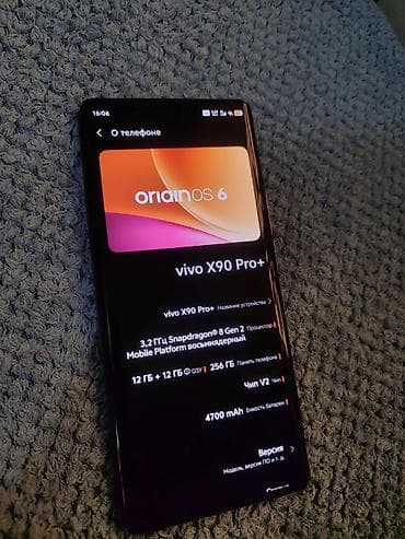 8 plus: Vivo X90 Pro+, Б/у, 256 ГБ, цвет - Красный, 2 SIM — 8