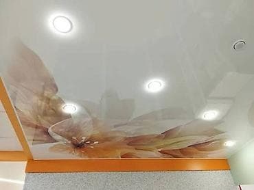 hidden camera: Натяжной потолок Глянцевое, Матовое, 3D потолки Гарантия, Бесплатная консультация, Бесплатный замер — 5