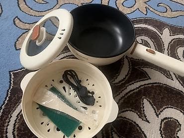 mi bend: Многофункциональная электрическая сковорода AUCMА с паровой корзиной — 2