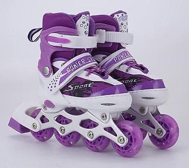 ролики: Детские роликовые коньки с защитой и сумкой - Тип: роликовые коньки — 8