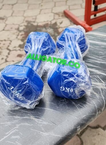 гантели для начинающих дома: Гантели виниловые обрезиненные 3+3 кг женские мужские для фитнеса — 1