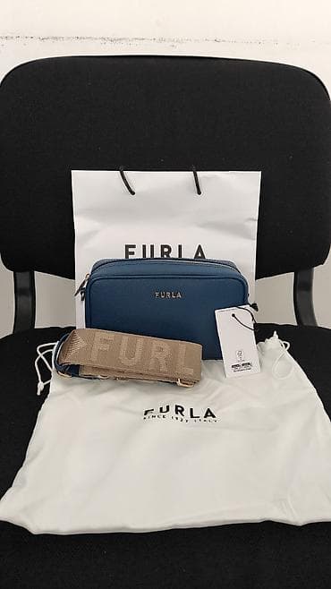 Сумка Furla (кросс-боди), оригинал, Италия - Цвет: глубокий синий