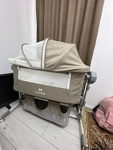 Детская прикроватная колыбель Ining Baby, бежевый цвет Декабрь айында — 1