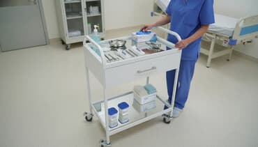 функциональная кровать для лежачих больных: Процедурный/Манипуляционный столик на колесах - Назначение: для — 1