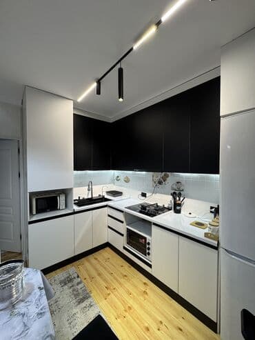 типовые размеры кухонной мебели: Кухонный гарнитур, Новый, цвет - Белый, Бесплатная доставка — 25