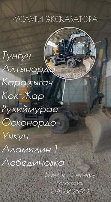 Услуги экскаватора: Услуги экскаватора | Траншеи, Планировка участка, Котлованы — 1