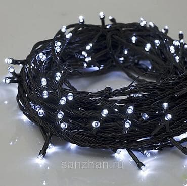 led matrix panel: Гирлянда уличная нить 50 метров 500LED светодиодная 220V, разноцветная — 2