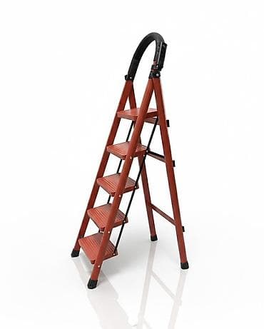 Складная стремянка-лестница, Материал: Металл, Новый, Для дома, Высота: До 2 м