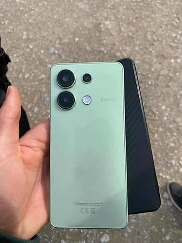 xiaomi poco f3: Redmi, Redmi Note 13, Б/у, 256 ГБ, цвет - Зеленый, 2 SIM — 1