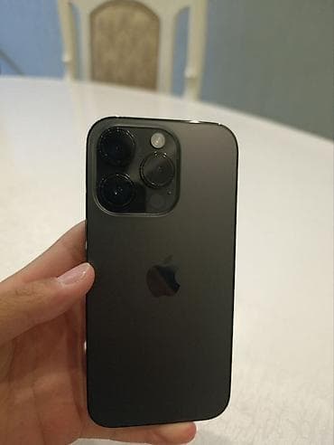 часы apple watch 9: IPhone 14 Pro, Б/у, 256 ГБ, Черный, Зарядное устройство, Чехол, 94 % — 1