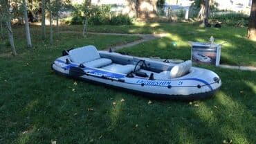 купить кораблик для рыбалки с эхолотом бу: Лодка, Гребная, Резина, Новый — 2