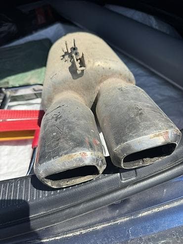 глушитель выхлоп: Глушитель Б/у, Оригинал — 1