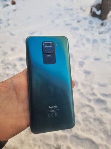 скан: Redmi, Redmi Note 9, Б/у, 64 ГБ, цвет - Зеленый, 2 SIM — 1