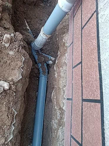 цены полиэтиленовых труб: Монтаж наружной канализации и дренажа под ключ - Прокладка ПВХ/ПНД — 1