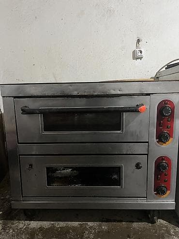 ниже: Печь для пиццы, двухкамерная, электрическая - Корпус из нержавеющей — 3