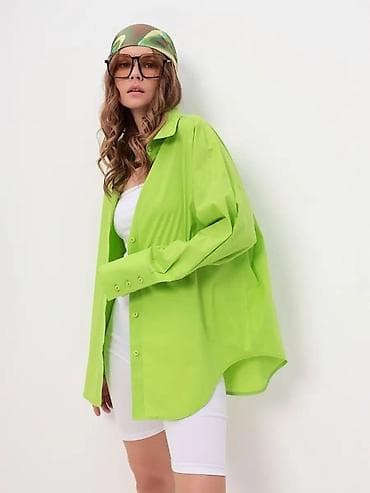 m s: Рубашка Zara новая размер XS, но за счет того, что оверсайз больше — 1