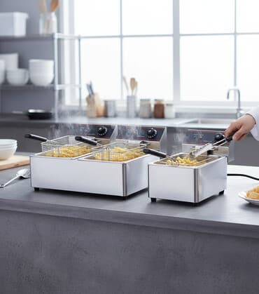 Фритюрница фритюрницы Мощность: 2500 Вт 60-200 градус Одинарная 6 л - at lalafo.kg Фритюрница фритюрницы Мощность: 2500 Вт 60-200 градус Одинарная 6 л -