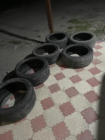 шины бу бишкек 15: Продаю r17 245/40 2 шт 225/50 4шт - Количество: 6 шт. - Посадочный — 1