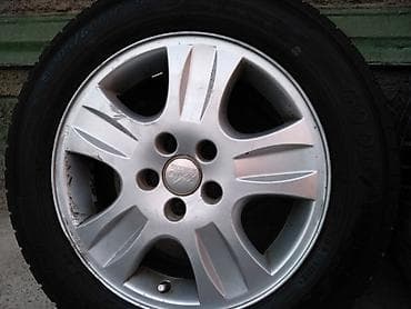 бир: Дөңгөлөктөр монтажда 205 / 60 / R 16, Кыш, Колдонулган, Комплект, Жеңил унаалар, Куйма, тешиктери - 5 — 8