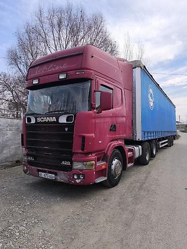 Тягач, Scania, 2004 г., Тентованный