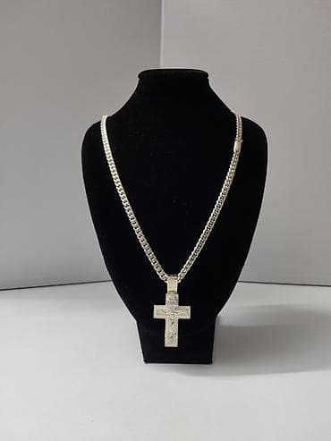 серебряные украшения ручная работа: Серебряный Комплект Рамзес Цепь 100 грамм Крест 32 грамм Серебро 925 — 4