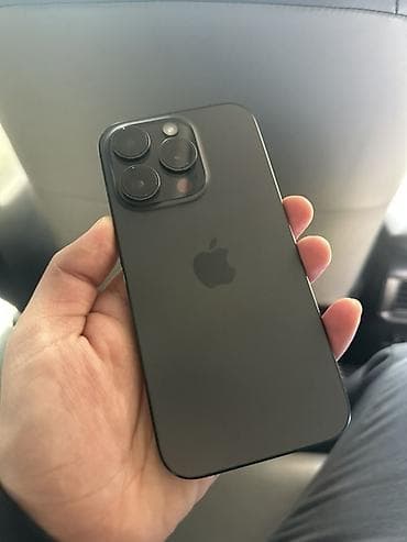 mi store: IPhone 15 Pro, Б/у, 128 ГБ, Black Titanium, Защитное стекло, 100 % — 1