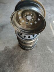 скупка дисков на авто: Железные Диски R <13 Комплект, отверстий - 4, Б/у — 4