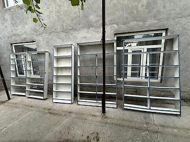 стойки монолитные: Высокие стеллажи для хранения/выкладки товаров - Материал: ЛДСП — 2