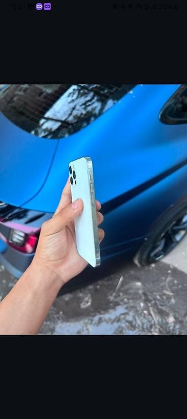 google 7 pro: IPhone 12 Pro, Б/у, 256 ГБ, Sierra Blue, Кабель, 75 % — 4