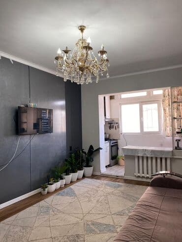 купить квартиру в токмаке кыргызстан: 1 комната, 35 м², 105 серия, 1 этаж, Дизайнерский ремонт — 6