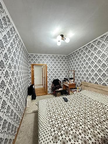 кв бишкек: 2 комнаты, 53 м², Индивидуалка, 4 этаж, Косметический ремонт — 5